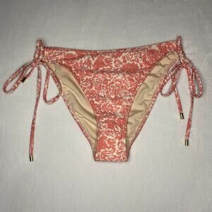 Peony Swimwear women's floral tie side bikini bottoms NWOT